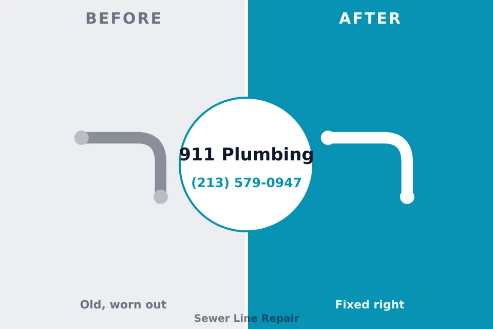 Before and after: plumbing company Bannockburn, IL
